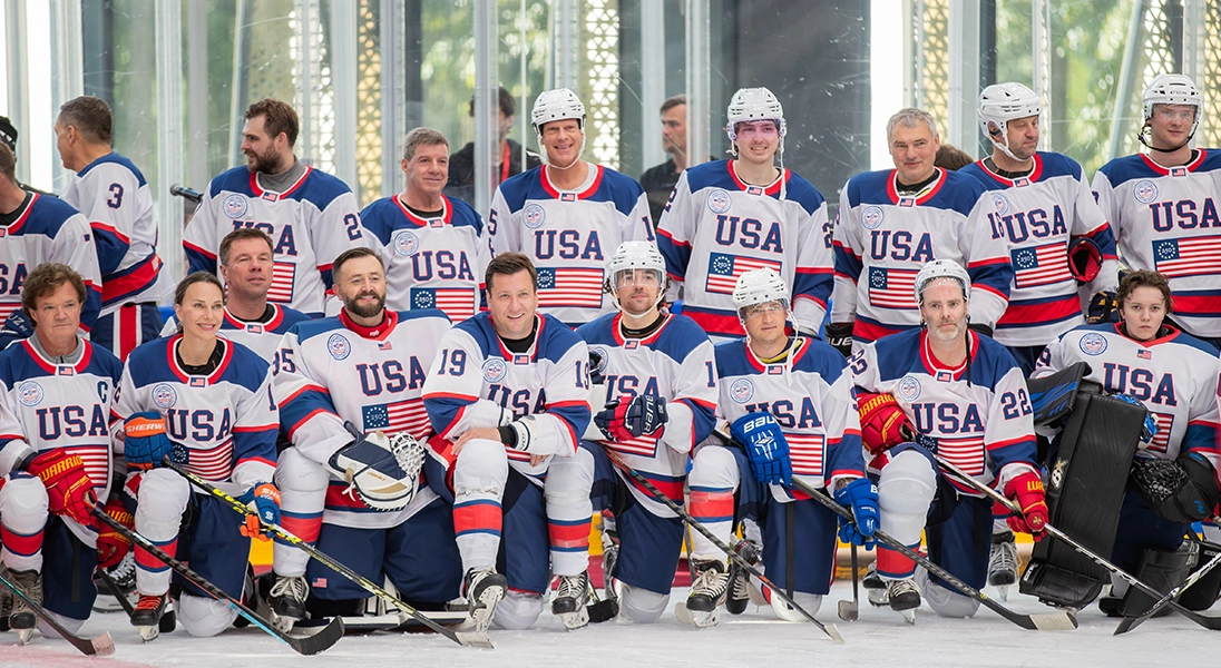 The Kristall Ice Arena, Built Utilizing PROSTOR Technologies, Hosts High-Profile Russia-US Hockey Match