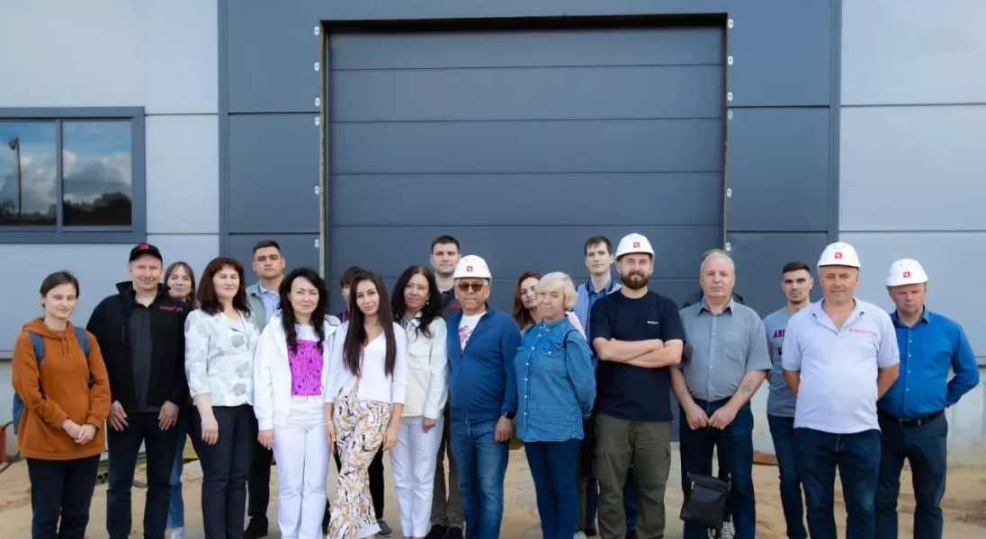 Сотрудники офиса PROSTOR посетили строящийся производственный комплекс в Богослово